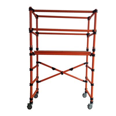 Хорошая цена. Anodized Aluminium Scaffold Tower Easy Assembling Portable Lightweight Durable Platform for Construction Maintenance and Industrial онлайн